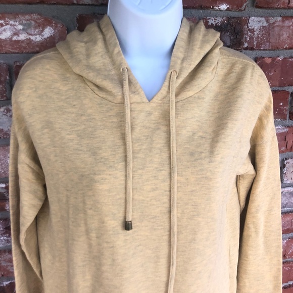 Soft Surroundings yellow long sleeve hoodie size S - Picture 2 of 11